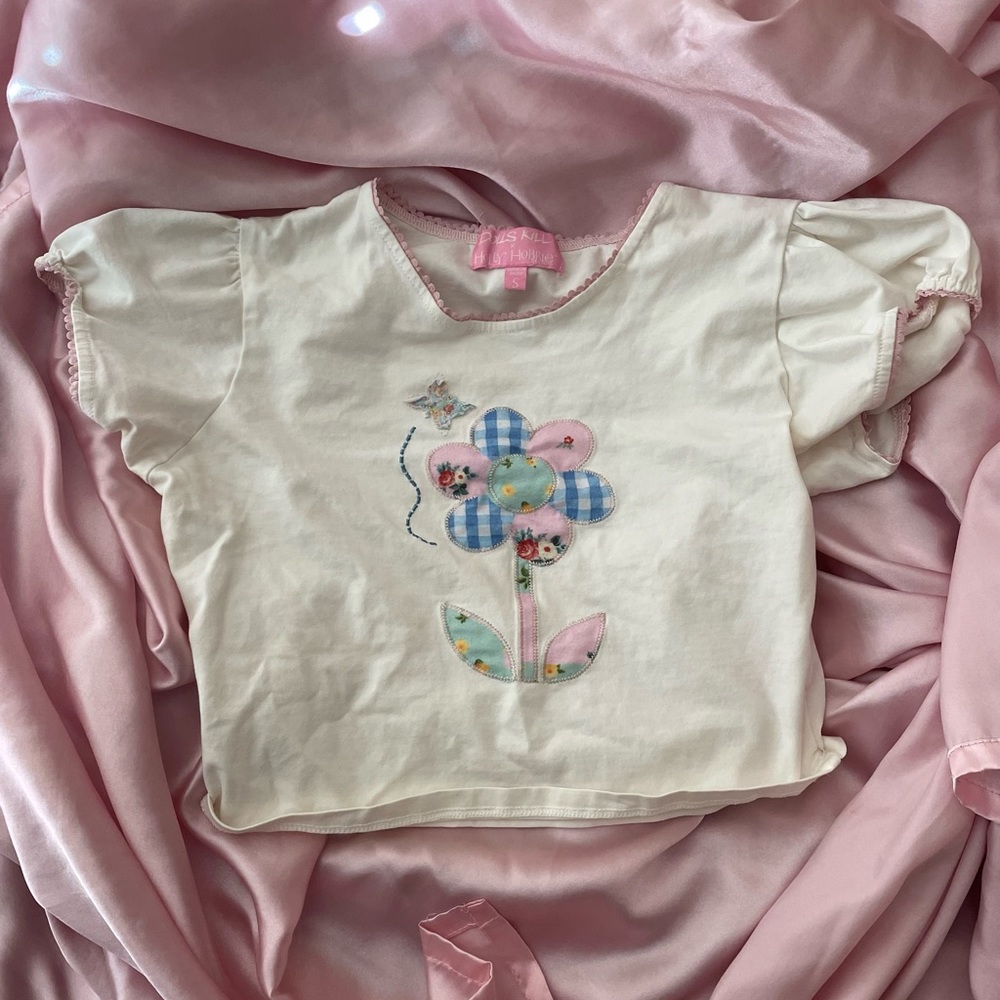 Rain Or Shine Flower Patch Baby Tee